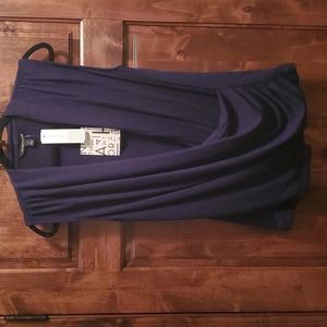 41 Hawthorn 1X Sleeveless Draped Tank